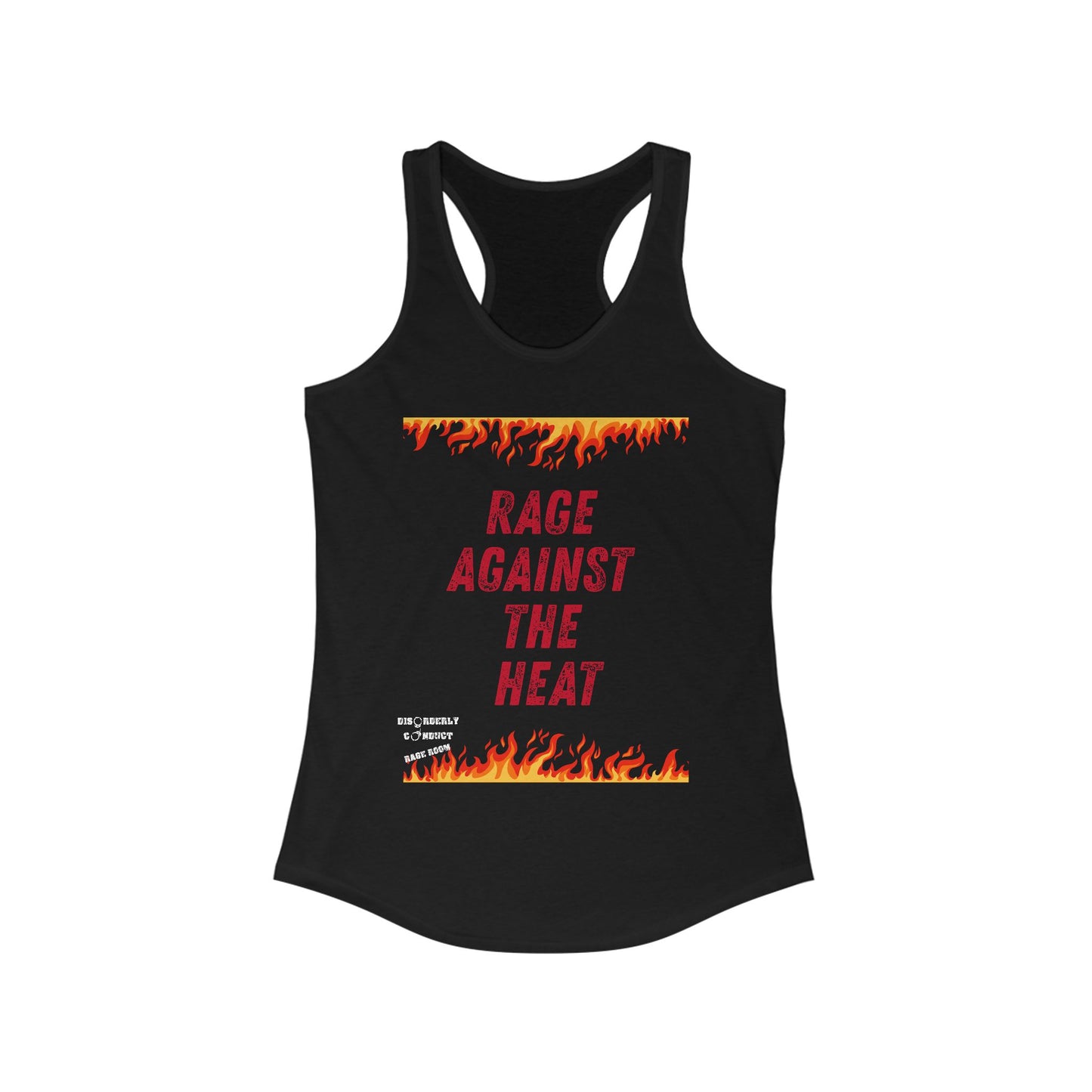 DCRR Custom Tank - Rage Against The Heat - Women's Ideal Racerback Tank
