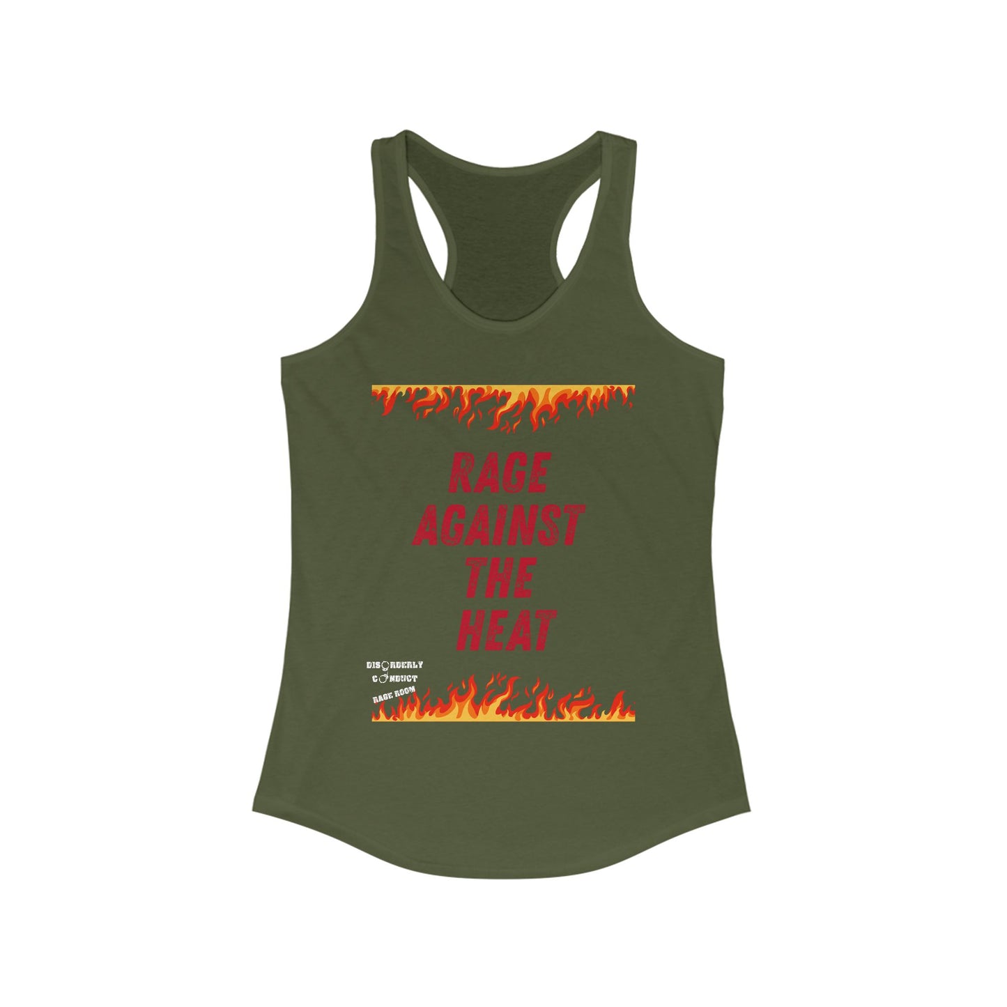 DCRR Custom Tank - Rage Against The Heat - Women's Ideal Racerback Tank