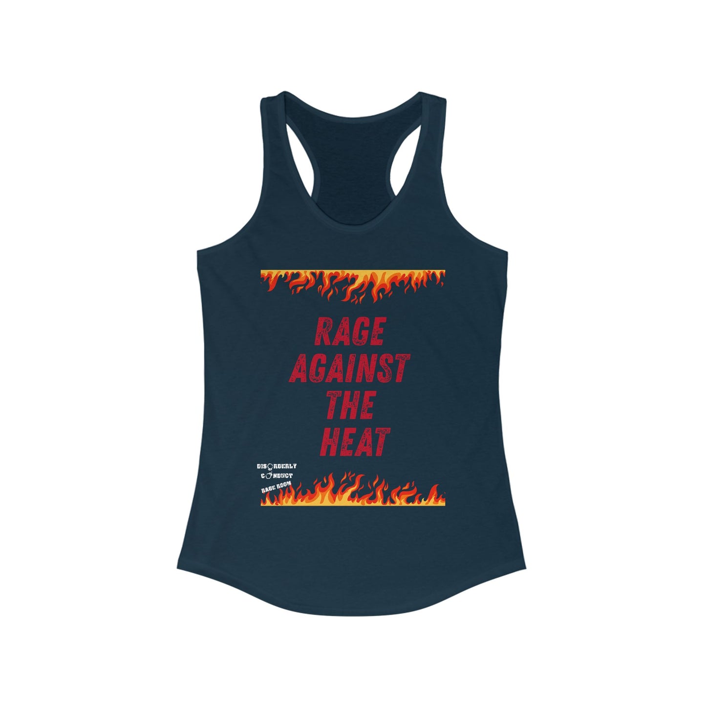 DCRR Custom Tank - Rage Against The Heat - Women's Ideal Racerback Tank