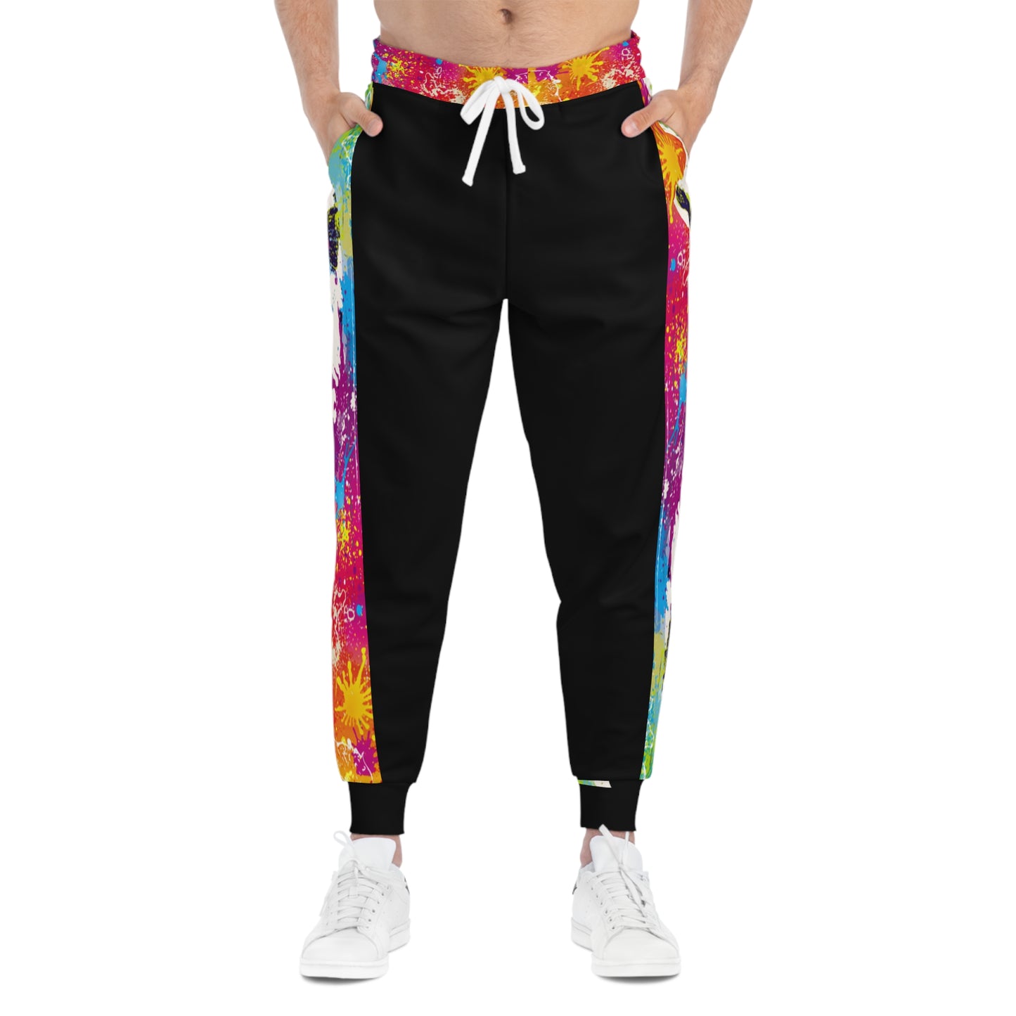 Athletic Joggers - Paint Splatter Rage Room Design