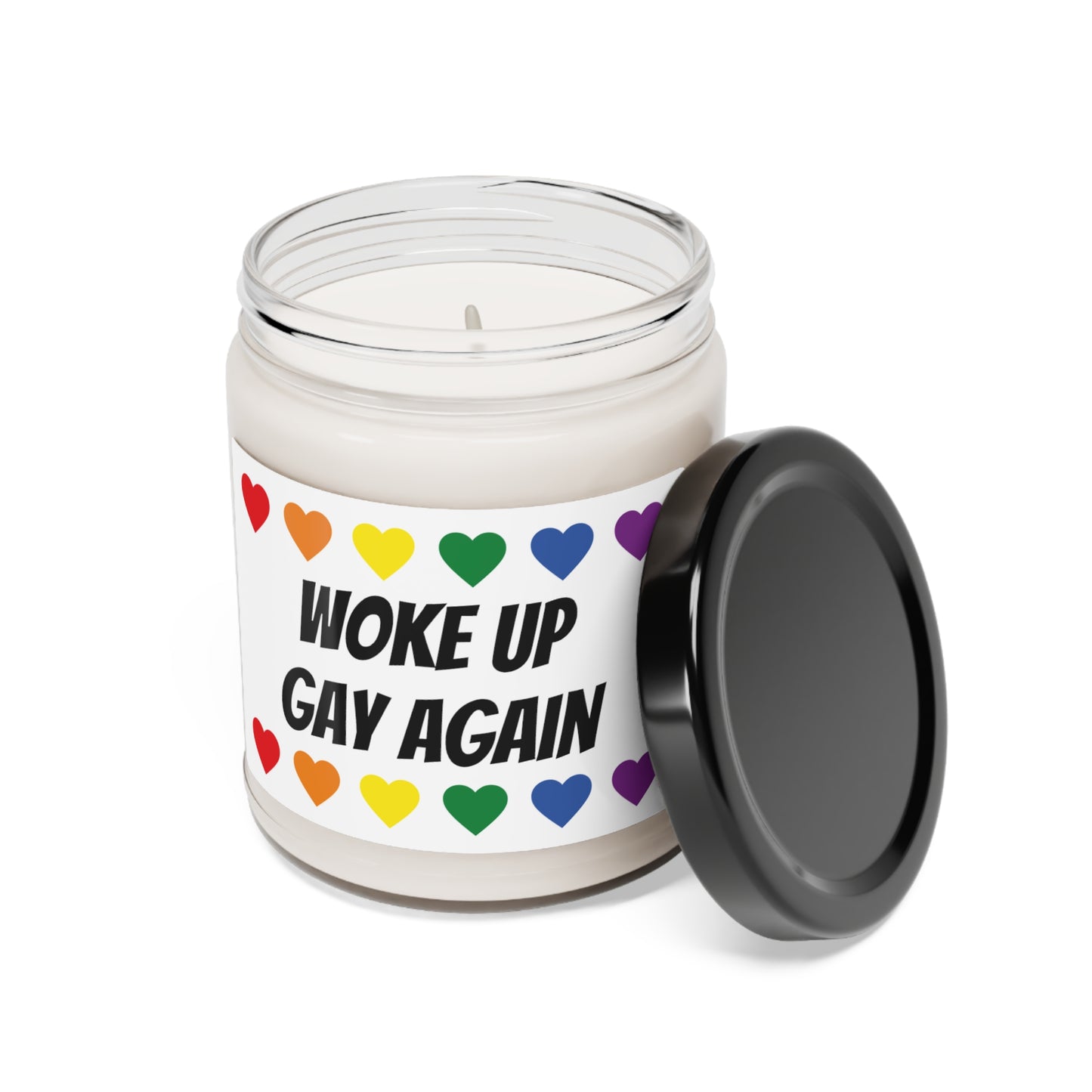 Soy Candle - WOKE UP GAY AGAIN Scented Soy Candle, 9oz