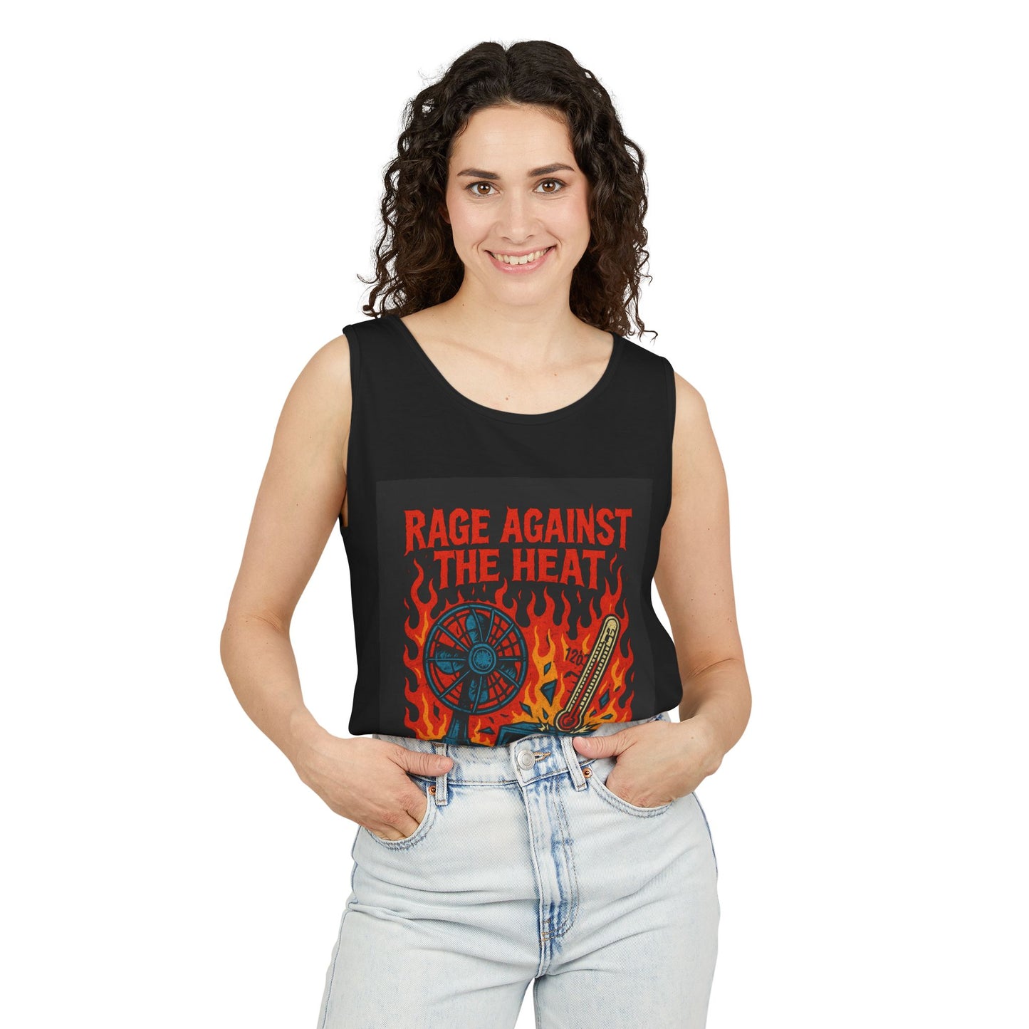 DCRR Custom Tank - Rage Against the Heat 2 - Unisex Garment-Dyed Tank Top