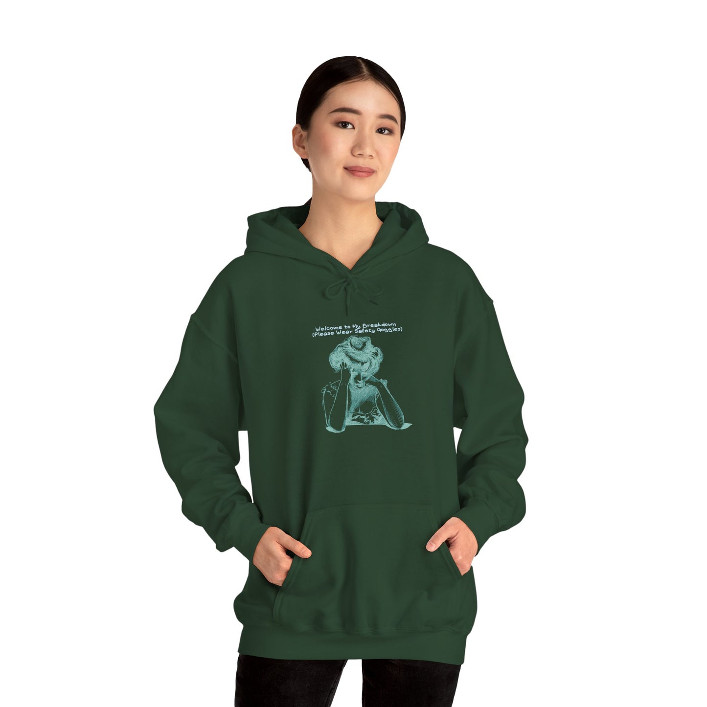 DCRR Custom Hoodie - Welcome To My Breakdown! - Unisex Heavy Blend™ Hooded Sweatshirt