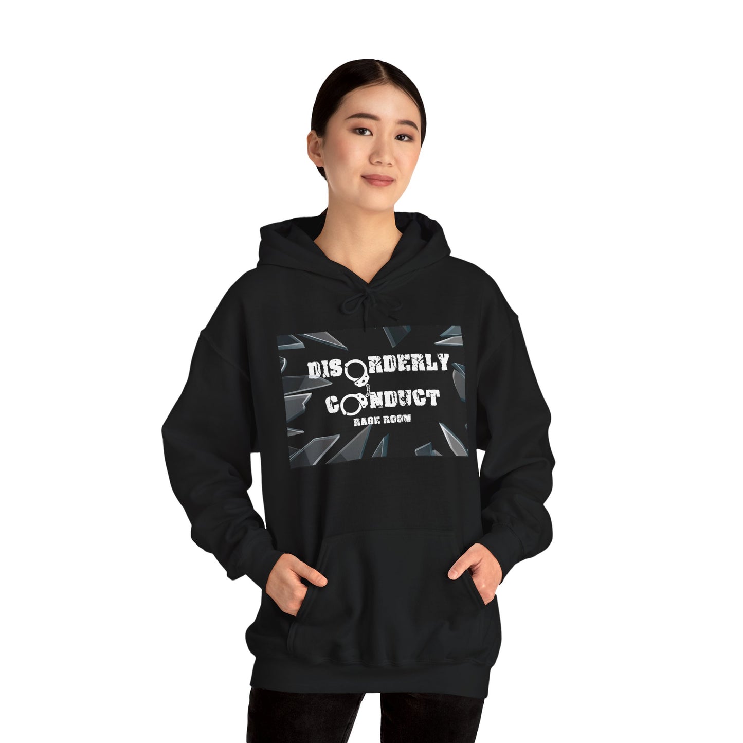 * Disorderly Conduct Rage Room Unisex Heavy Blend™ Hooded Sweatshirt