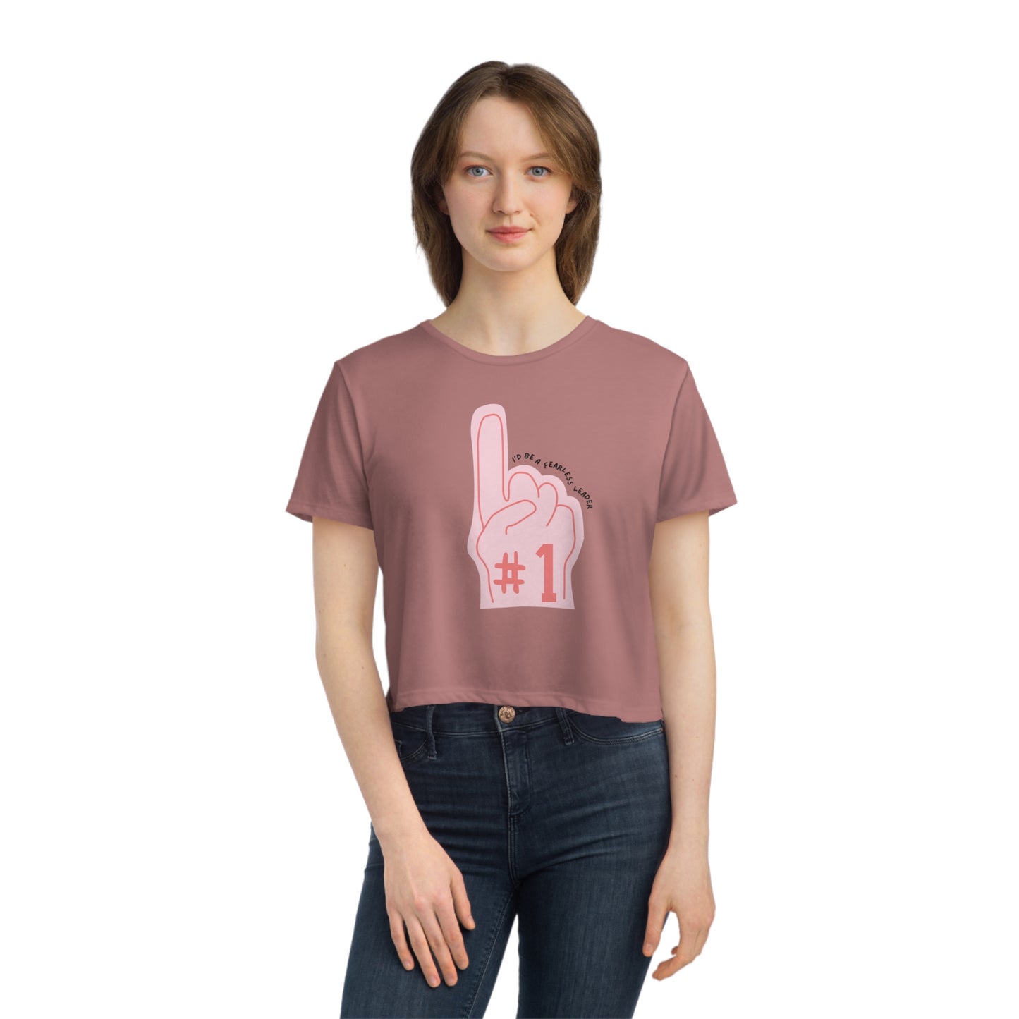 TS The Man Women's Flowy Cropped Tee