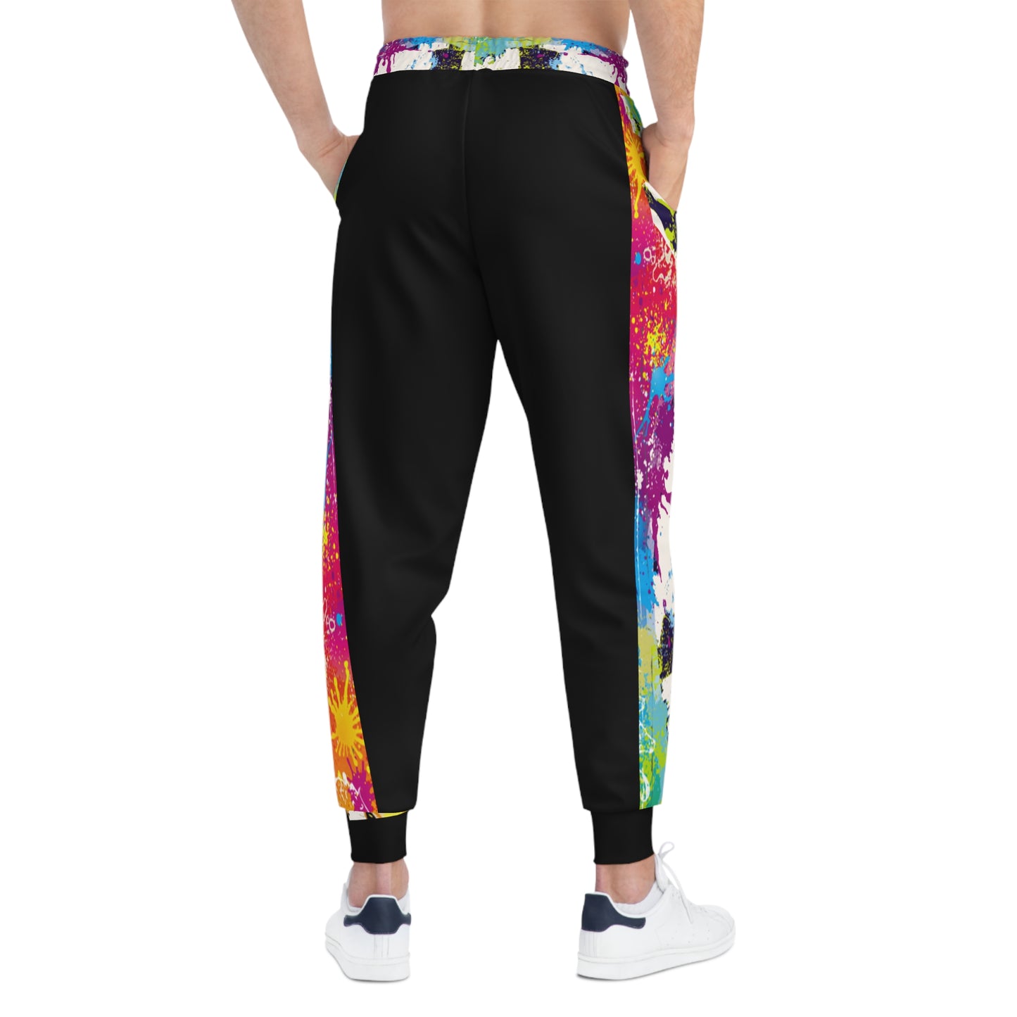 Athletic Joggers - Paint Splatter Rage Room Design