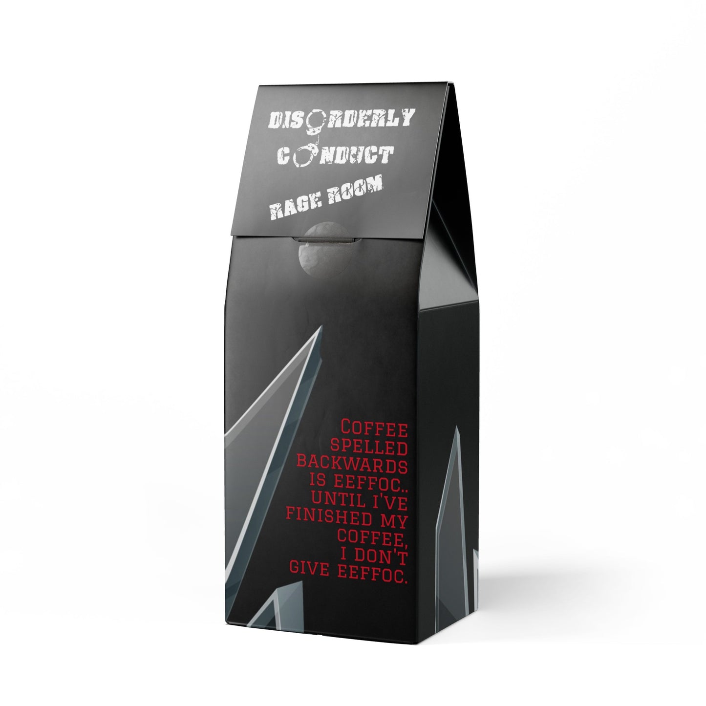 RAGE JUICE COFFEE! Disorderly Conduct Rage Rooms Broken Top Coffee Blend (Medium Roast)