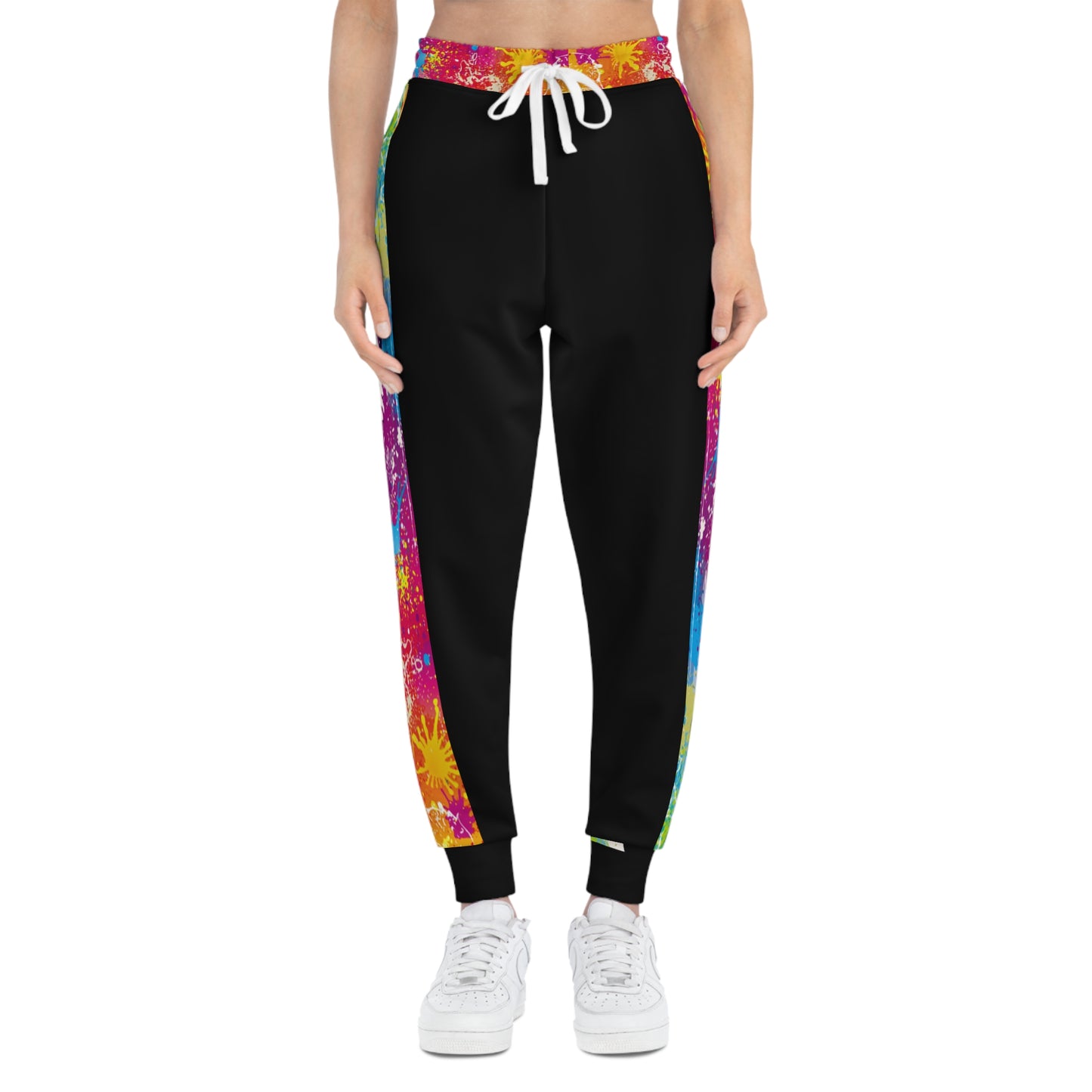 Athletic Joggers - Paint Splatter Rage Room Design