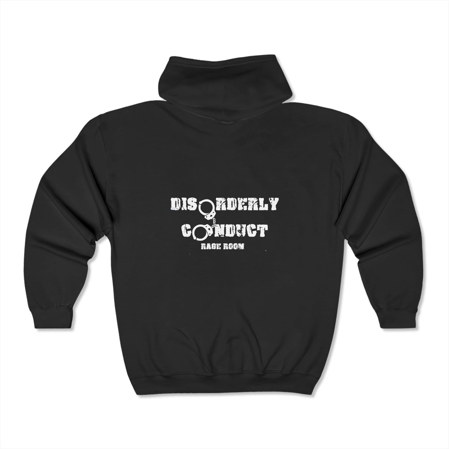 DISORDERLY CONDUCT RAGE ROOMS Unisex Heavy Blend™ Full Zip Hooded Sweatshirt