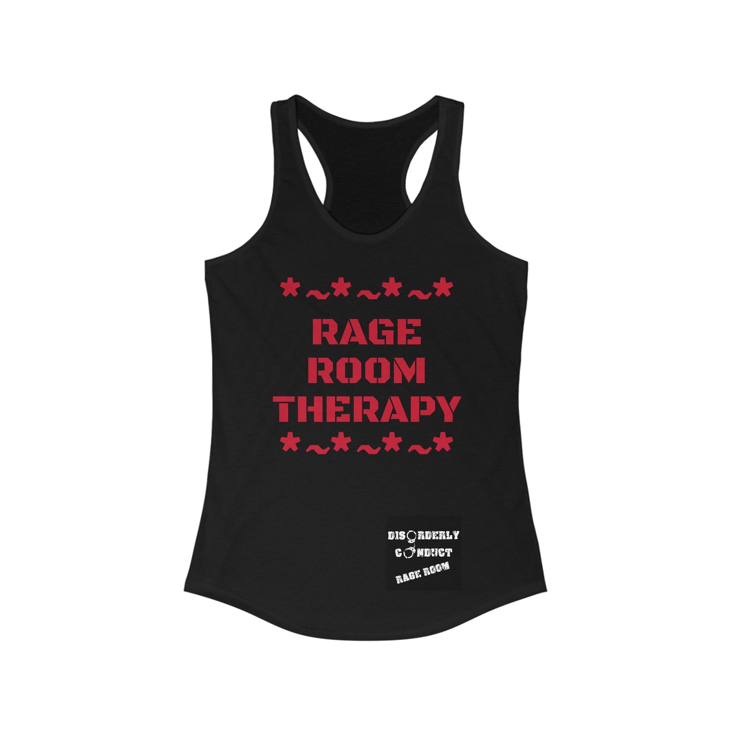 *~ RAGE ROOM THERAPY *~ Women's Ideal Racerback Tank Top