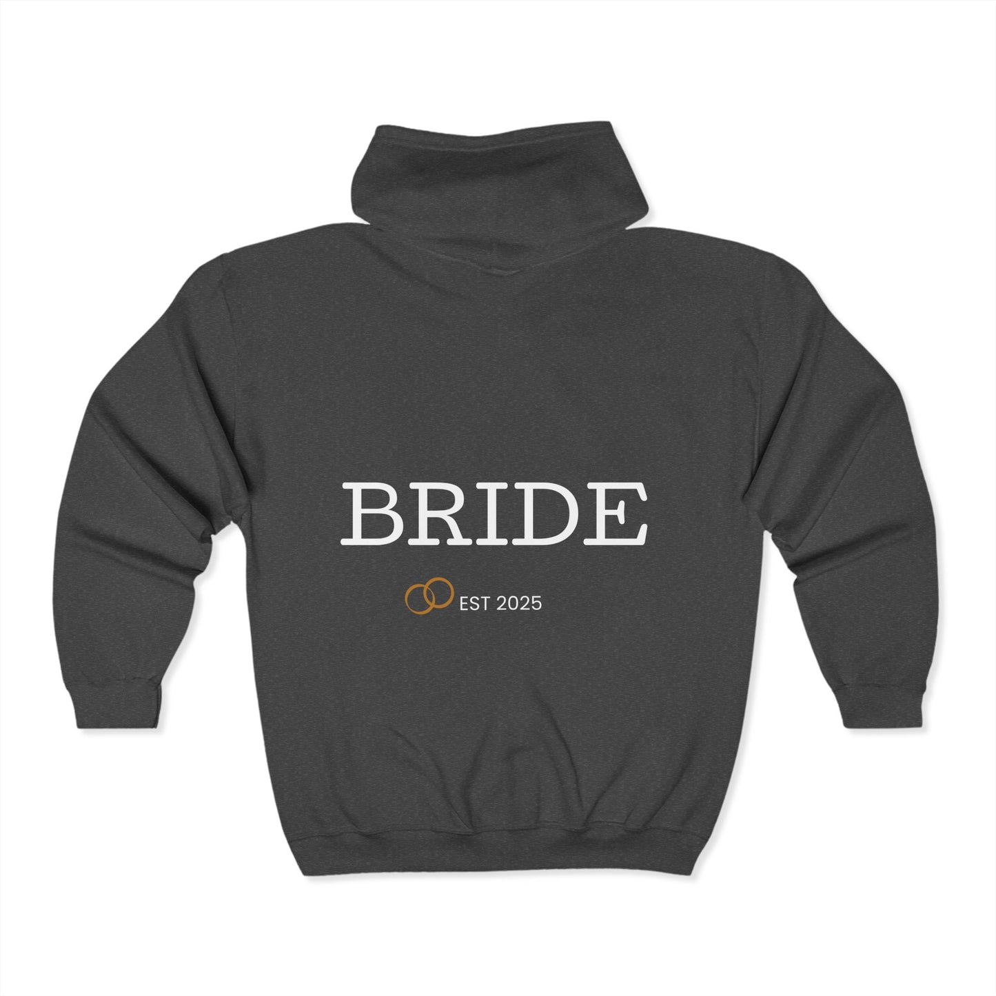 Hoodie - Smashed at Disorderly Conduct Rage Rooms Zip Up for the Bride