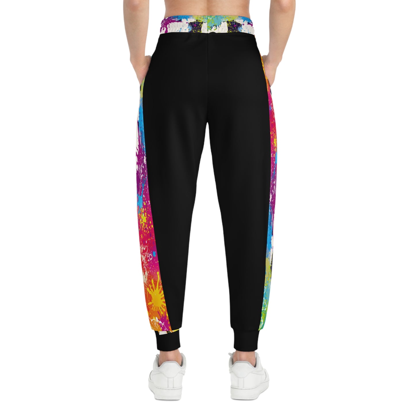 Athletic Joggers - Paint Splatter Rage Room Design