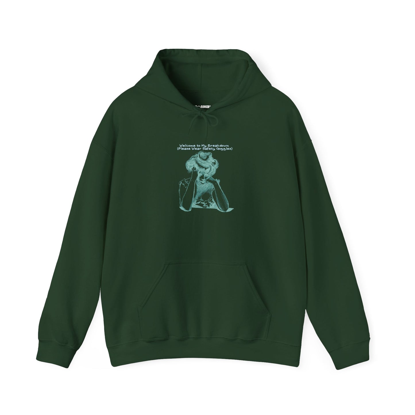 DCRR Custom Hoodie - Welcome To My Breakdown! - Unisex Heavy Blend™ Hooded Sweatshirt