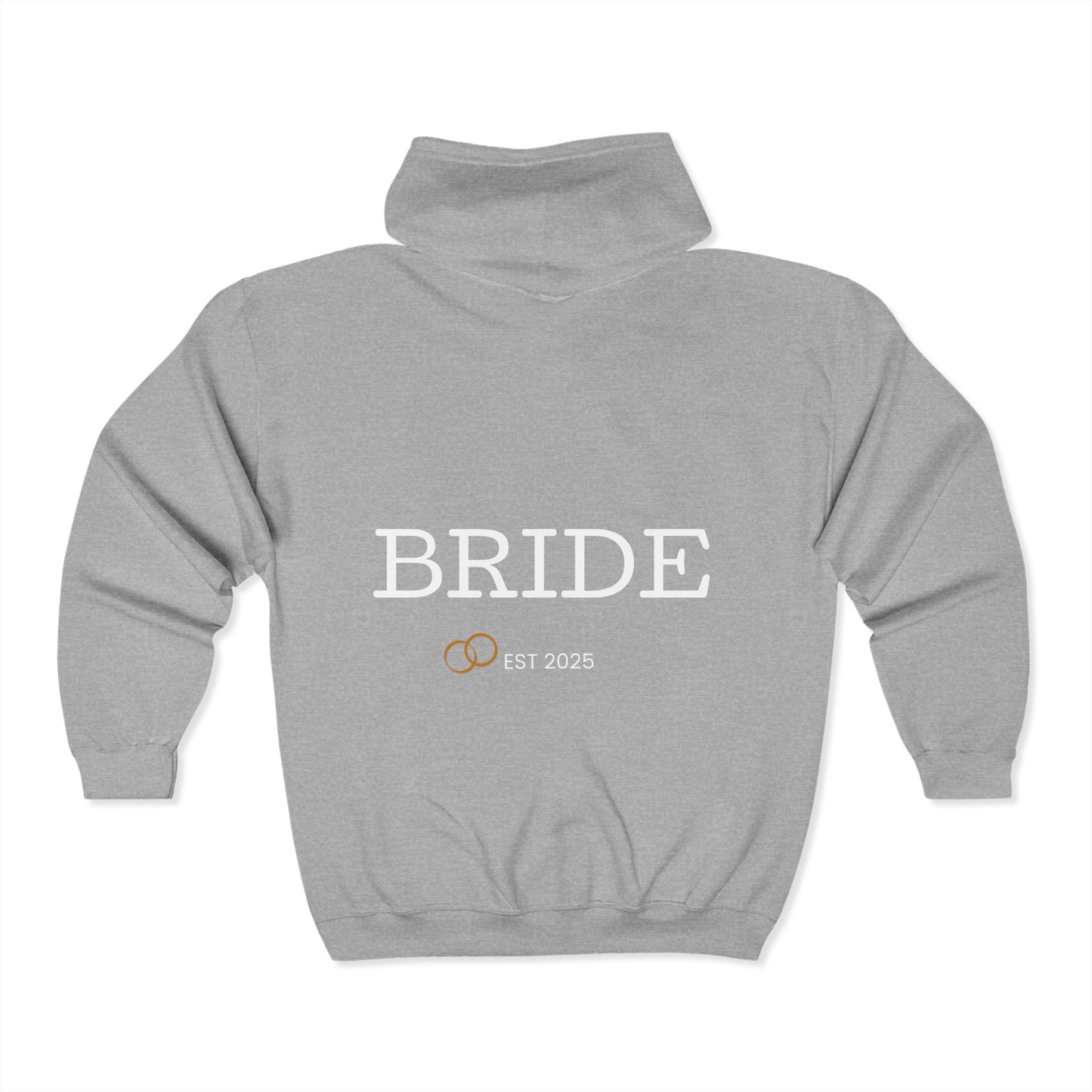 Hoodie - Smashed at Disorderly Conduct Rage Rooms Zip Up for the Bride