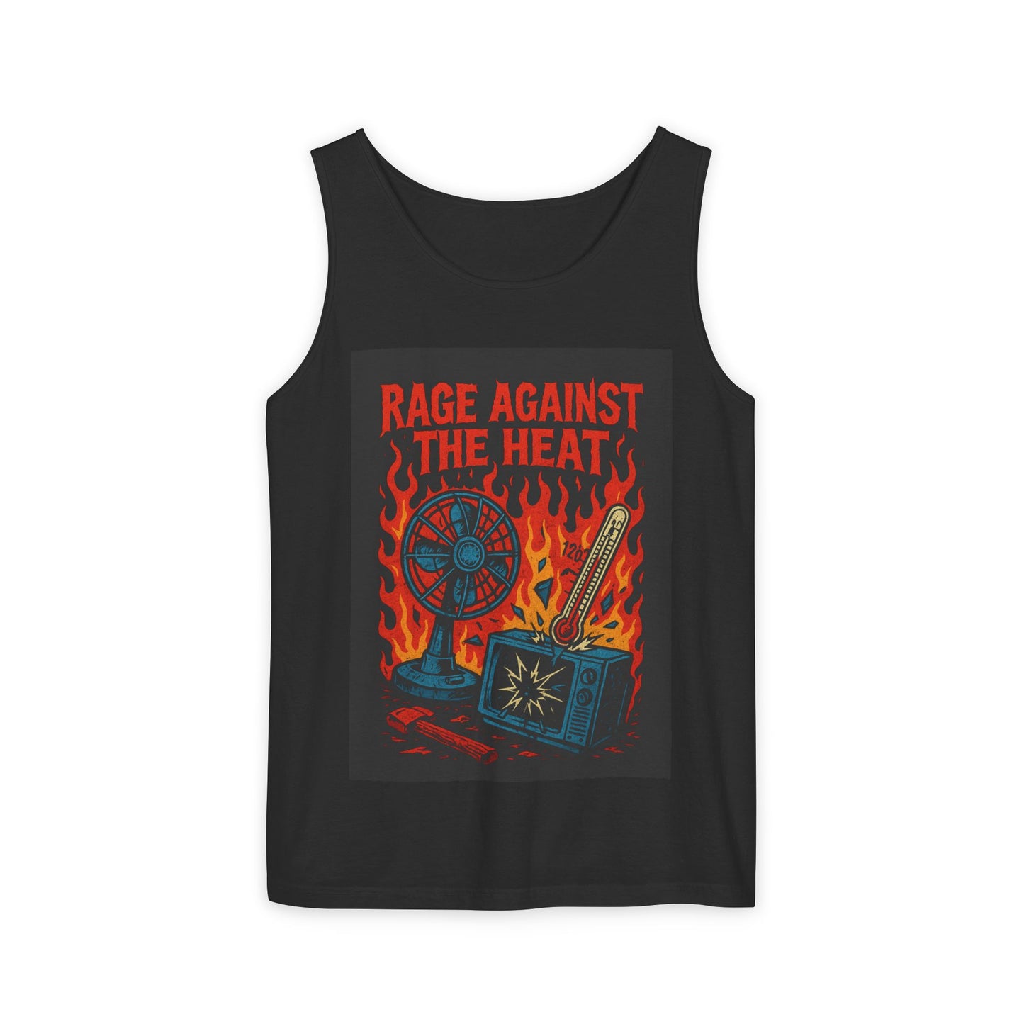 DCRR Custom Tank - Rage Against the Heat 2 - Unisex Garment-Dyed Tank Top