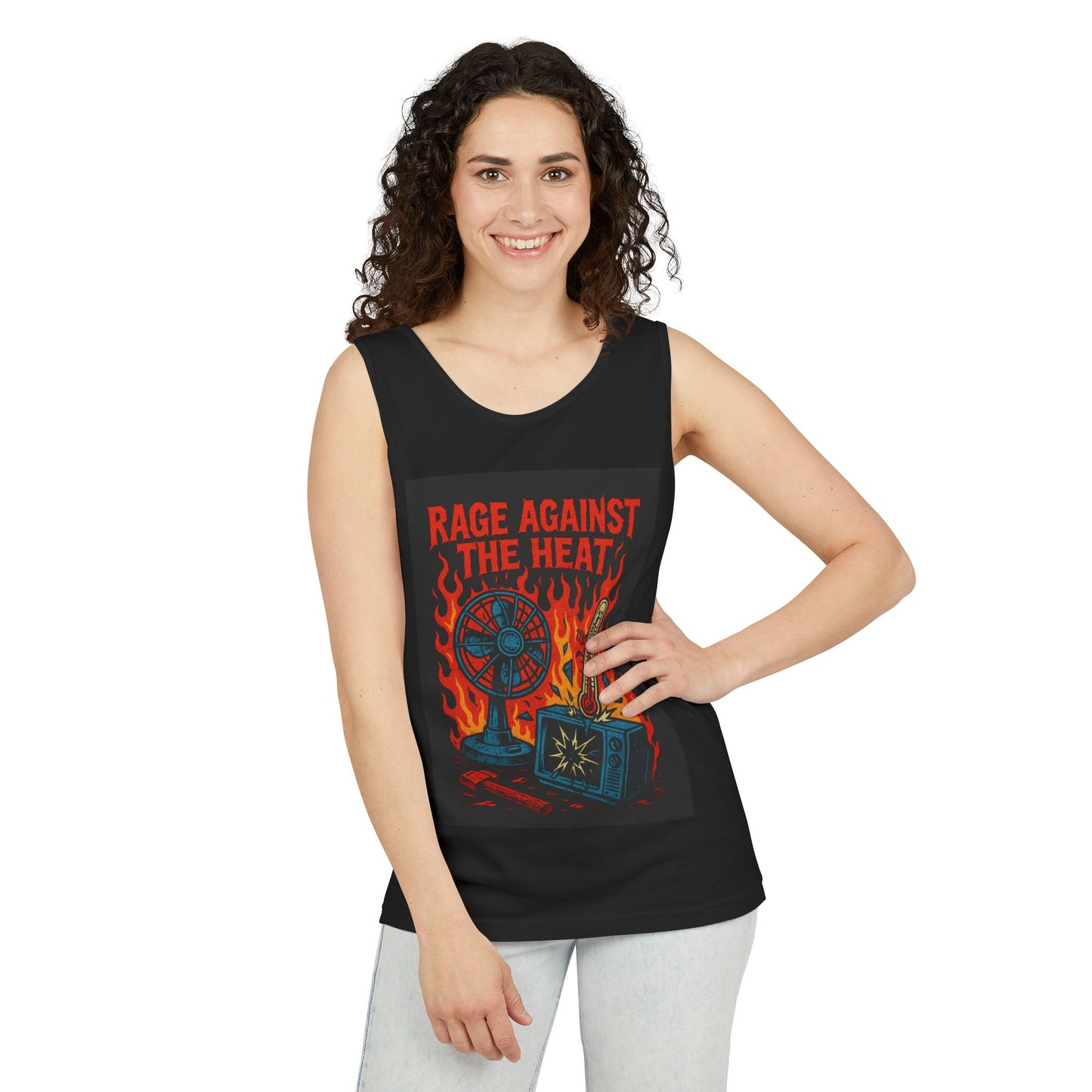 DCRR Custom Tank - Rage Against the Heat 2 - Unisex Garment-Dyed Tank Top