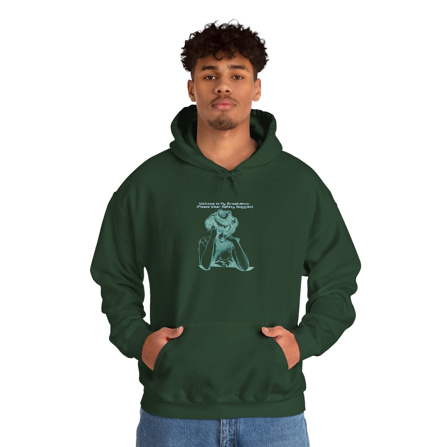 DCRR Custom Hoodie - Welcome To My Breakdown! - Unisex Heavy Blend™ Hooded Sweatshirt