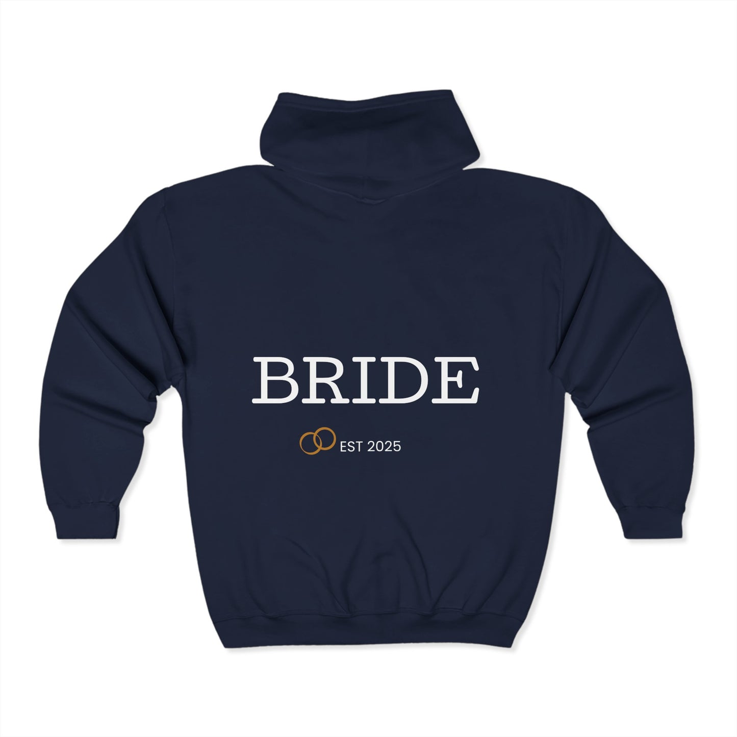 Hoodie - Smashed at Disorderly Conduct Rage Rooms Zip Up for the Bride