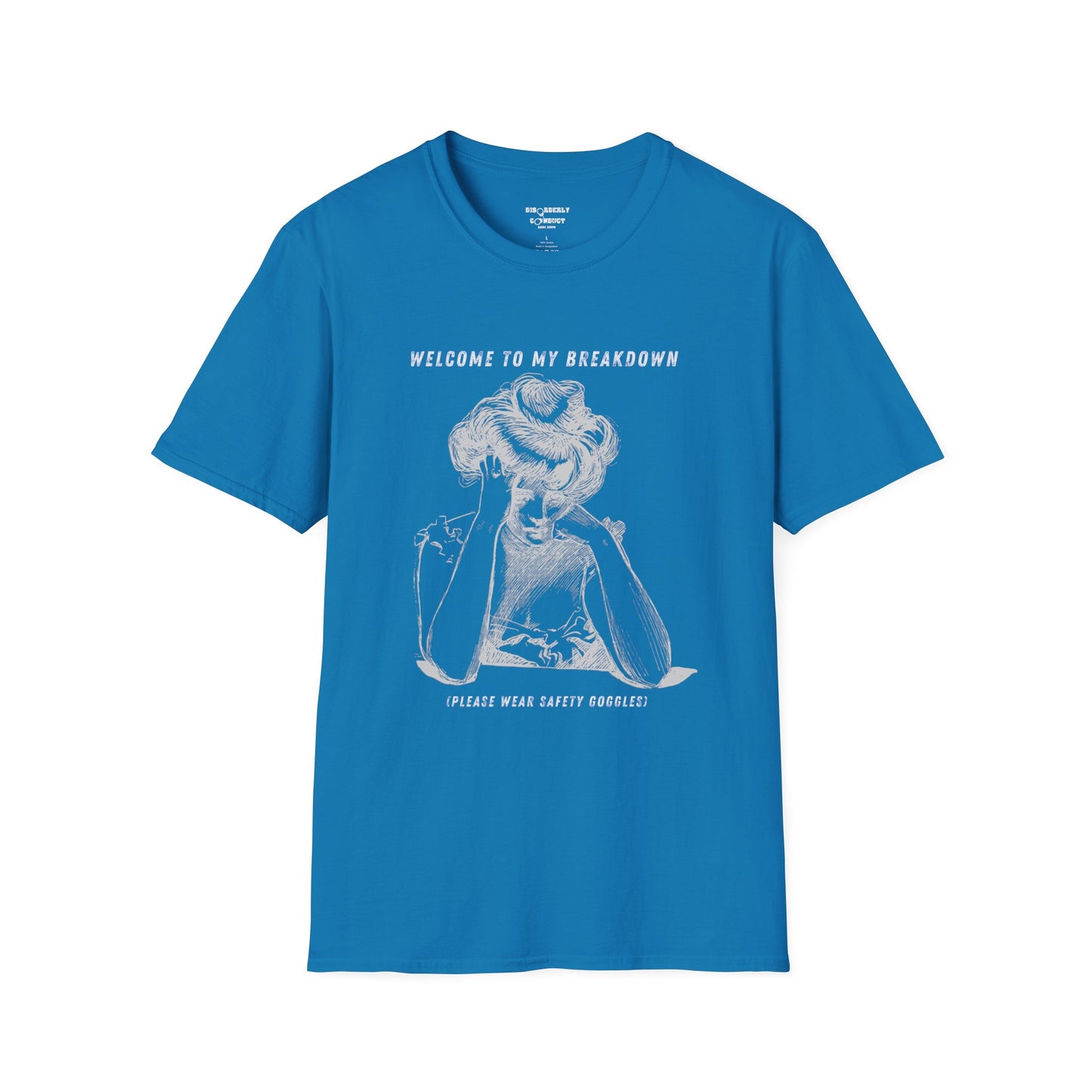 * Rage Room Breakdown T-Shirt – “Welcome to My Breakdown” Funny Mental Health & Stress Relief Shirt