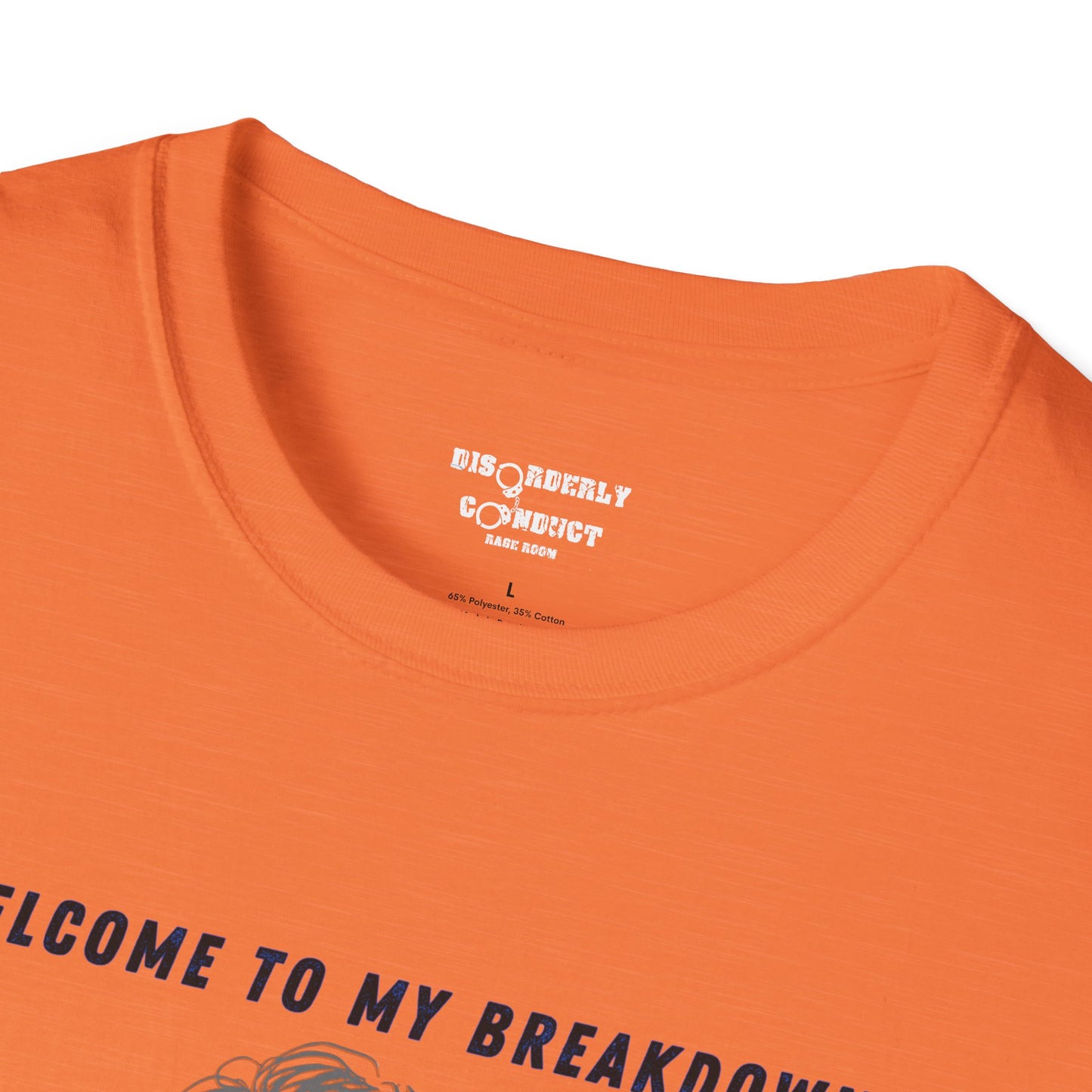 * Rage Room Breakdown T-Shirt – “Welcome to My Breakdown” Funny Mental Health & Stress Relief Shirt