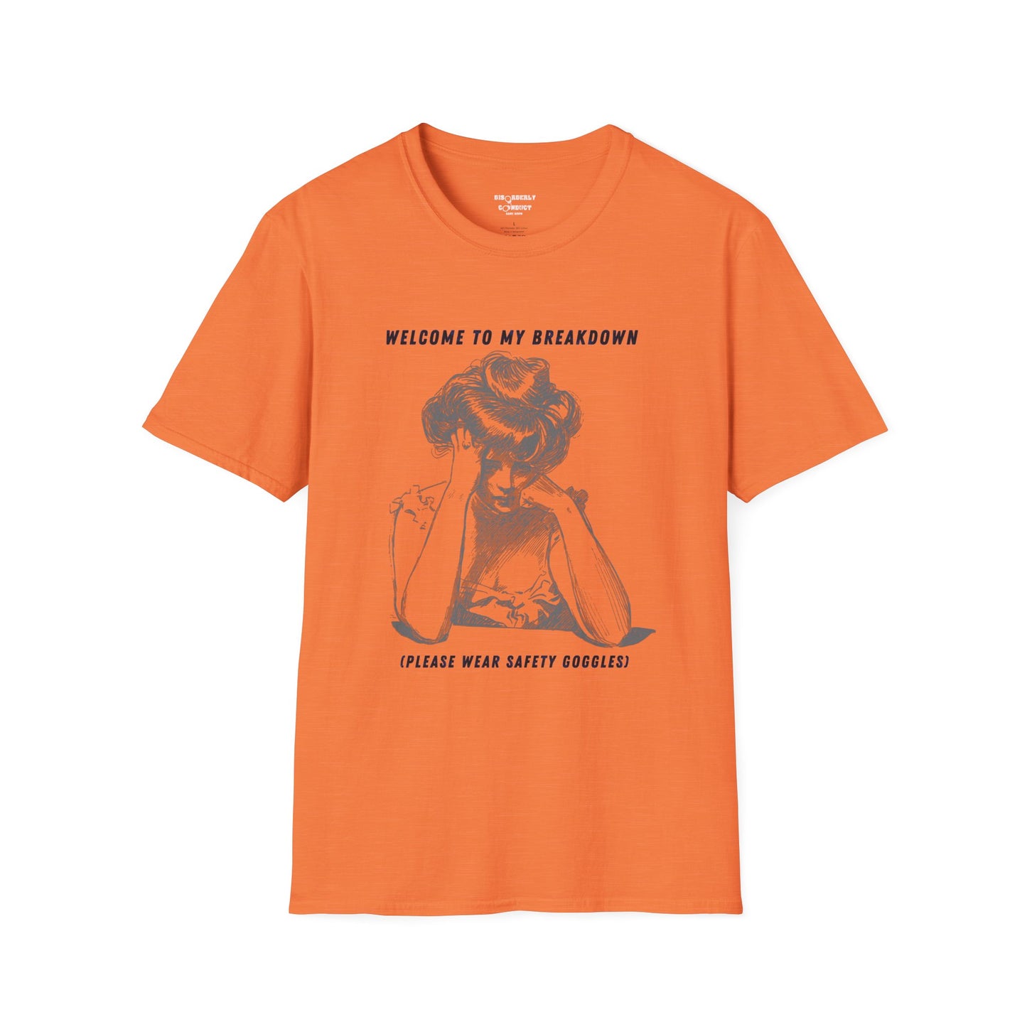 * Rage Room Breakdown T-Shirt – “Welcome to My Breakdown” Funny Mental Health & Stress Relief Shirt