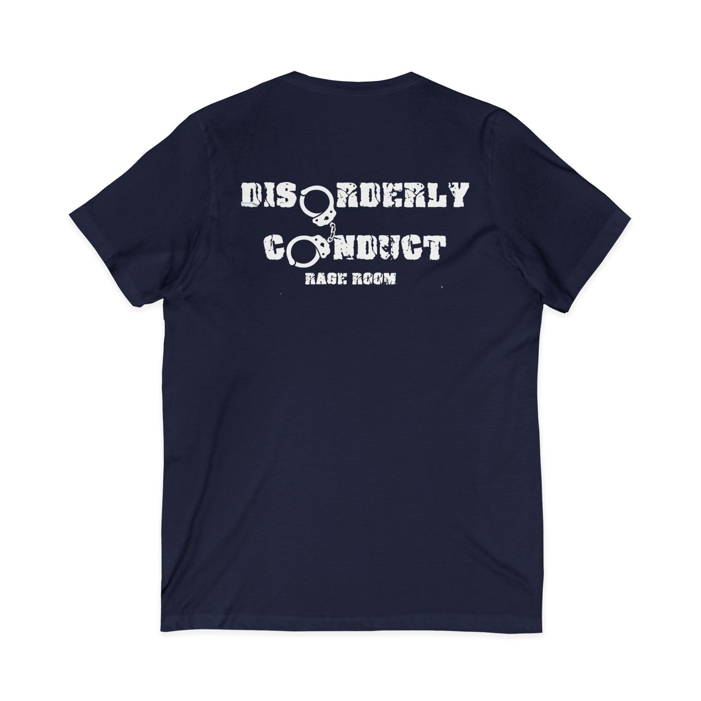 Funny Rage Room T-Shirt – “My Therapist Sent Me Here” Stress Relief Shirt – Smash Therapy Apparel - Disorderly Conduct Rage Rooms