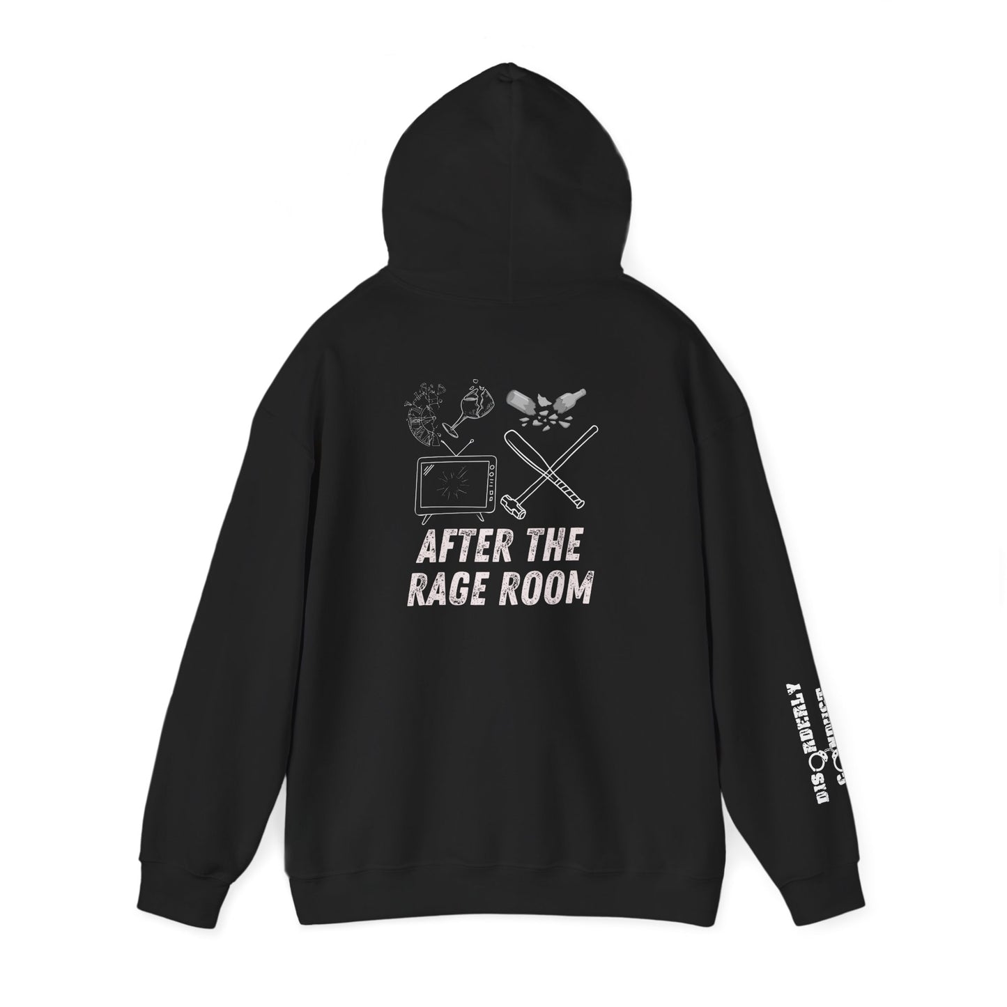 * DCRR Custom Hoodie - Emotionally Stable (After the Rage Room) - Unisex Heavy Blend™ Hooded Sweatshirt