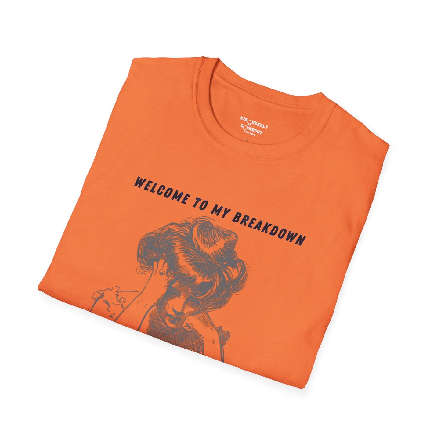* Rage Room Breakdown T-Shirt – “Welcome to My Breakdown” Funny Mental Health & Stress Relief Shirt