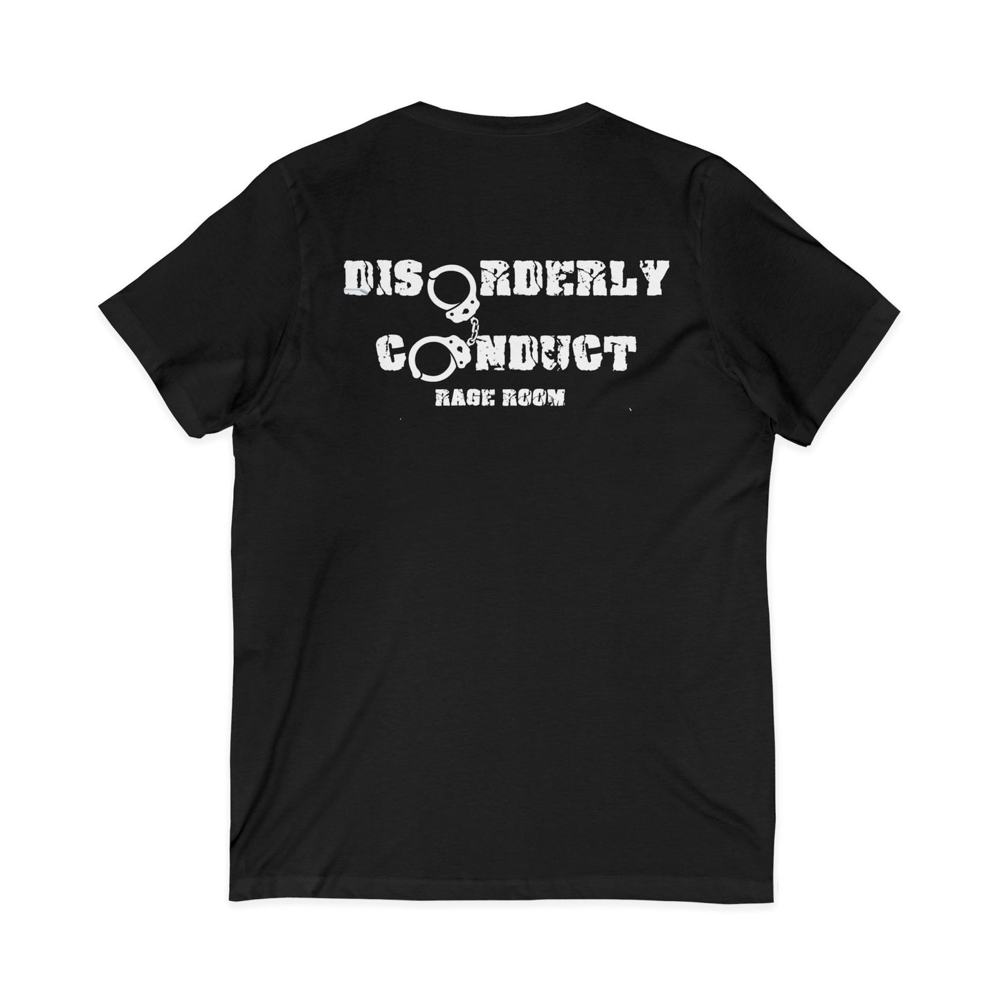 Funny Rage Room T-Shirt – “My Therapist Sent Me Here” Stress Relief Shirt – Smash Therapy Apparel - Disorderly Conduct Rage Rooms