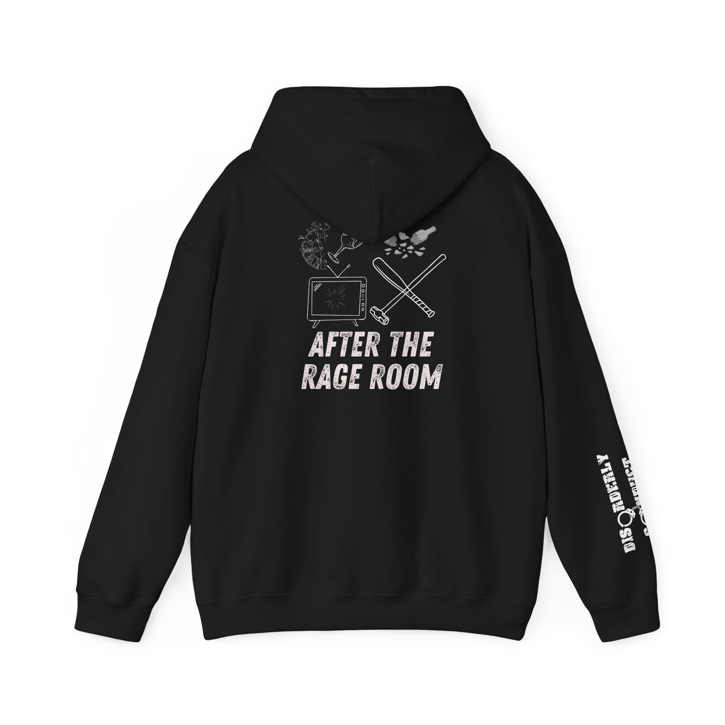* DCRR Custom Hoodie - Emotionally Stable (After the Rage Room) - Unisex Heavy Blend™ Hooded Sweatshirt