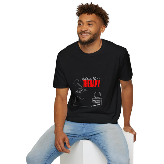 Rage Room Therapy T-Shirt – “Better Than Therapy” Funny Stress Relief Shirt – Smash Room Apparel