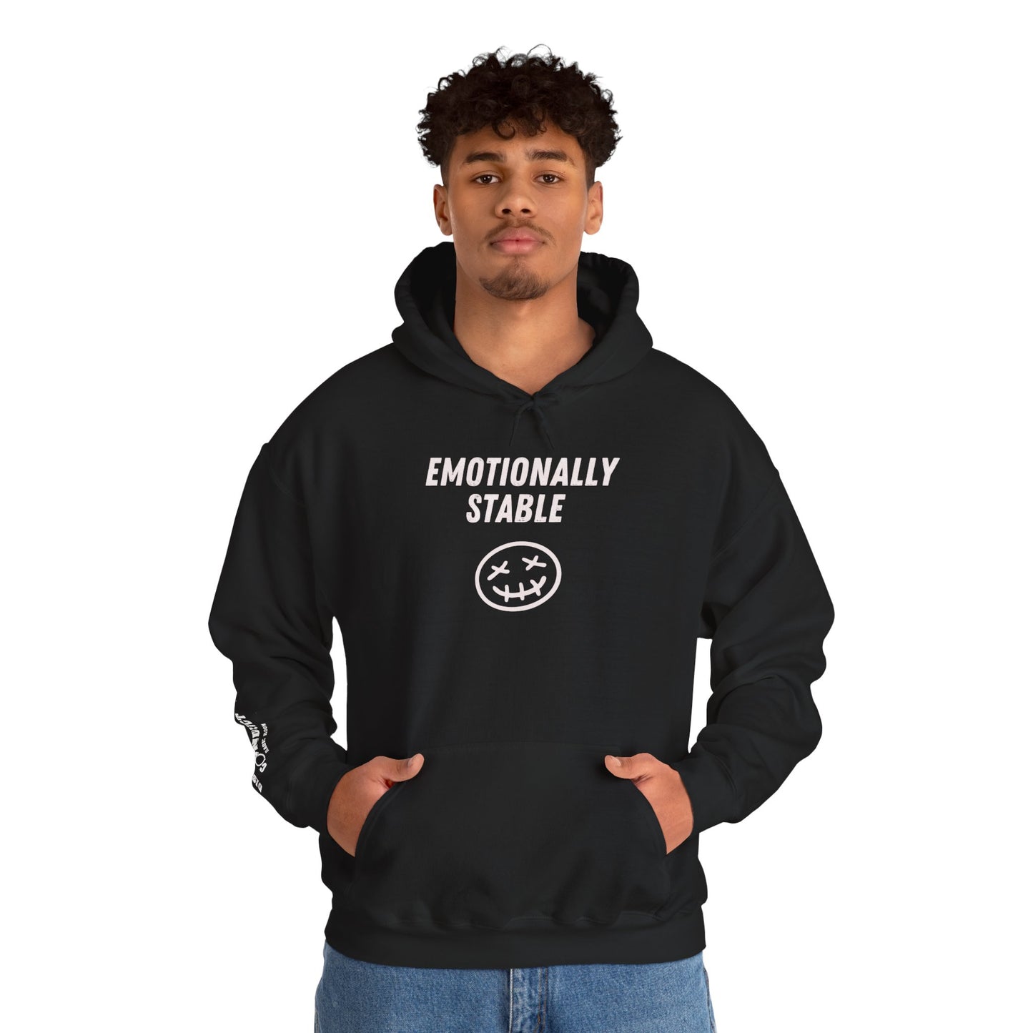 * DCRR Custom Hoodie - Emotionally Stable (After the Rage Room) - Unisex Heavy Blend™ Hooded Sweatshirt