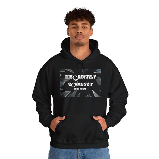 * Disorderly Conduct Rage Room Unisex Heavy Blend™ Hooded Sweatshirt
