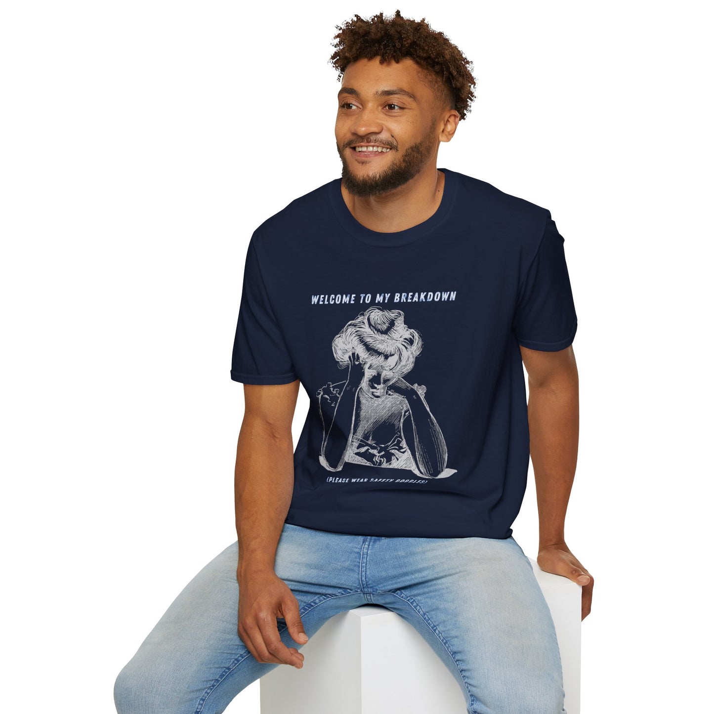* Rage Room Breakdown T-Shirt – “Welcome to My Breakdown” Funny Mental Health & Stress Relief Shirt