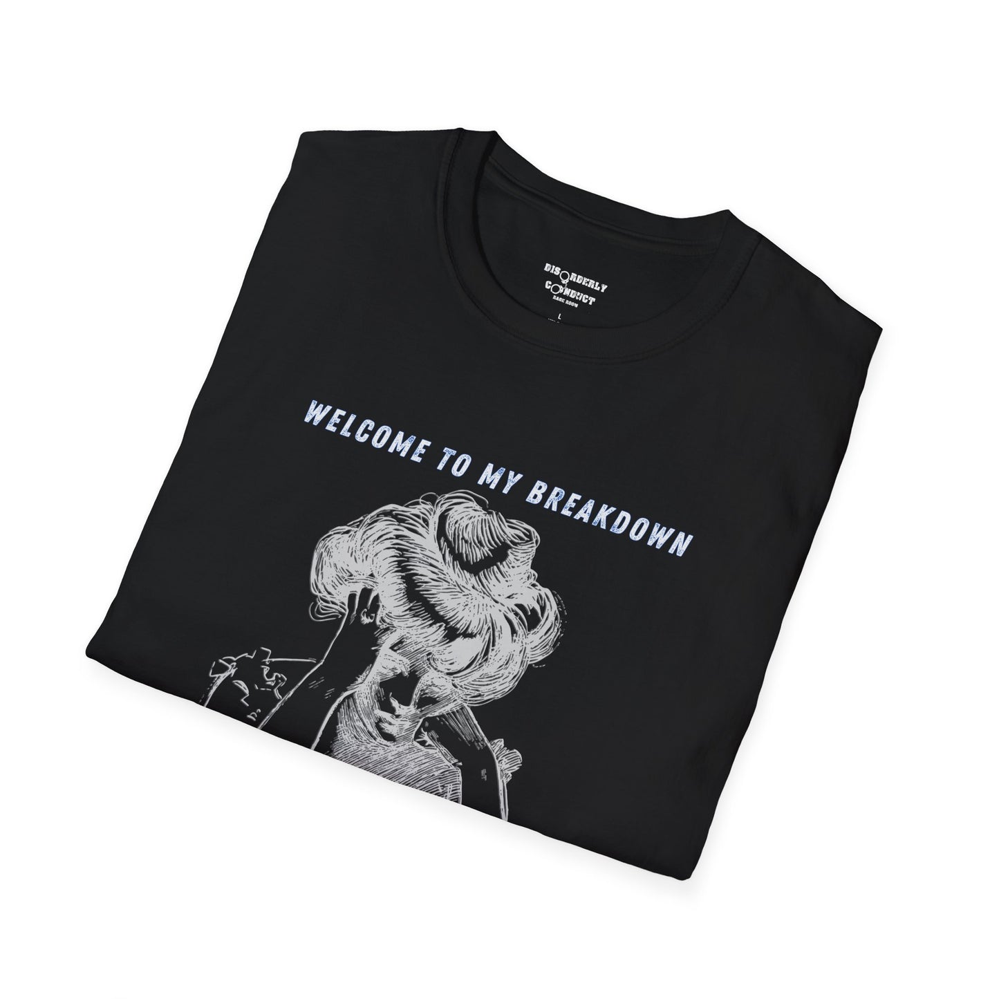 * Rage Room Breakdown T-Shirt – “Welcome to My Breakdown” Funny Mental Health & Stress Relief Shirt