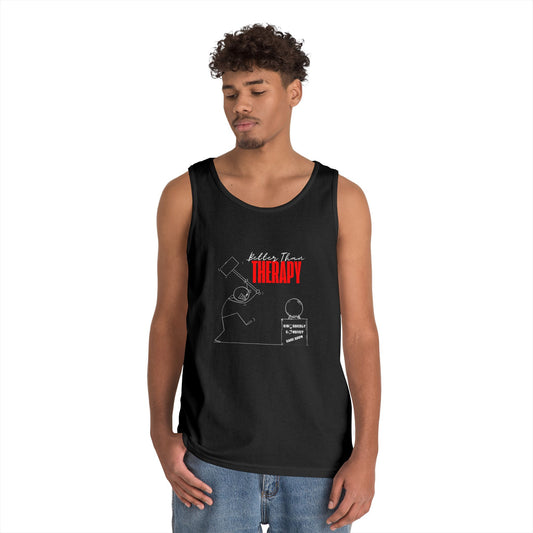 DCRR Custom Tank - Better Than Therapy - Unisex Heavy Cotton Tank Top
