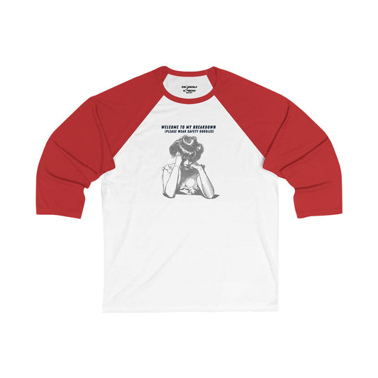 DCRR Custom Tee - Welcome to my Breakdown - Unisex 3\4 Sleeve Baseball Tee