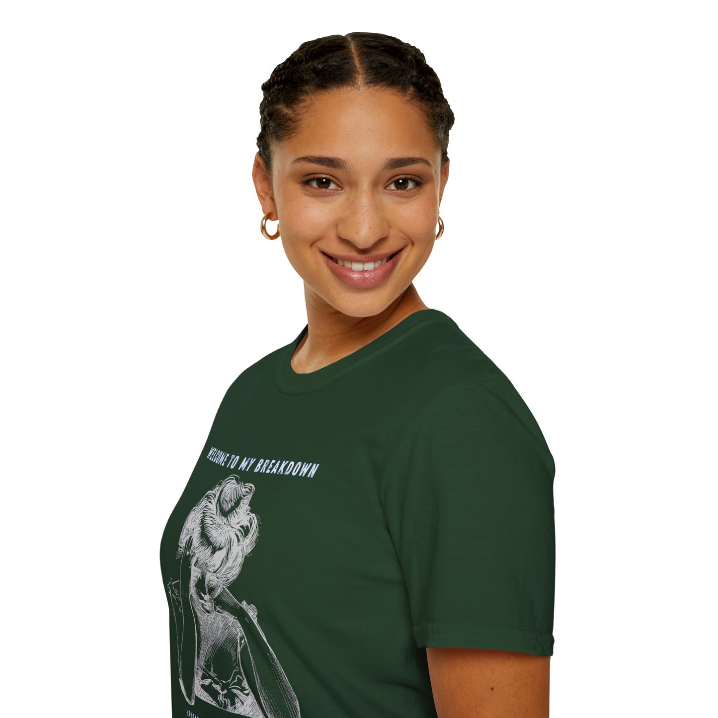 * Rage Room Breakdown T-Shirt – “Welcome to My Breakdown” Funny Mental Health & Stress Relief Shirt