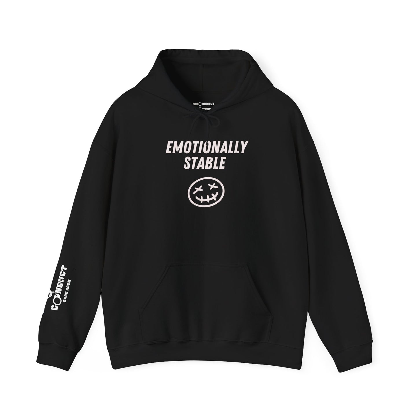 * DCRR Custom Hoodie - Emotionally Stable (After the Rage Room) - Unisex Heavy Blend™ Hooded Sweatshirt