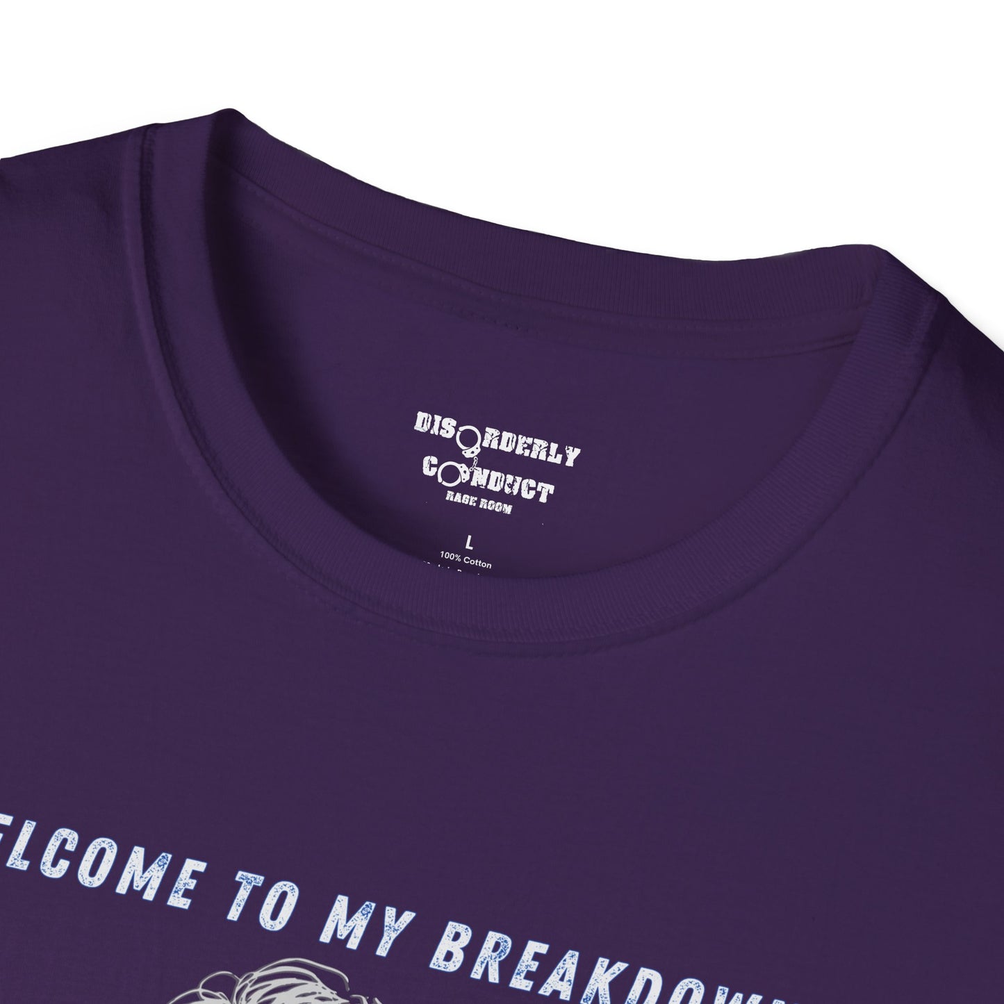 * Rage Room Breakdown T-Shirt – “Welcome to My Breakdown” Funny Mental Health & Stress Relief Shirt