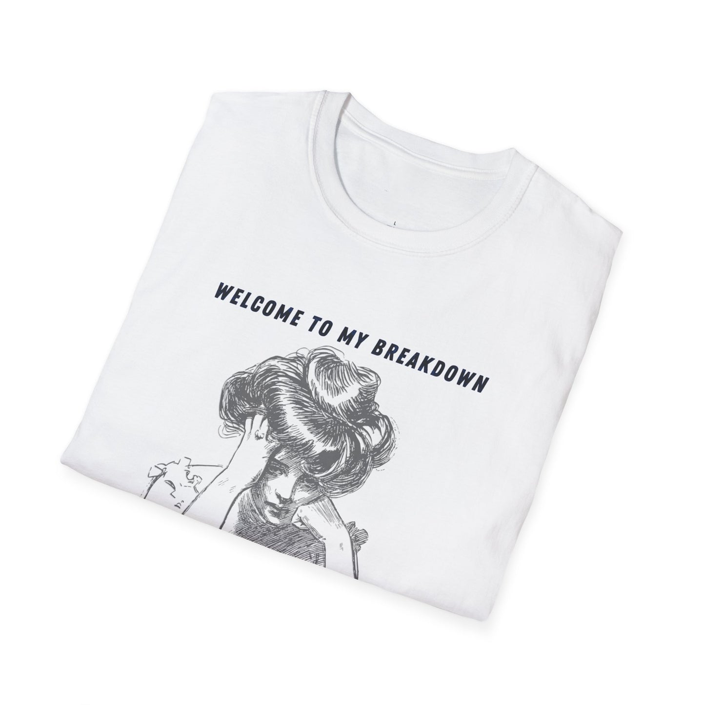* Rage Room Breakdown T-Shirt – “Welcome to My Breakdown” Funny Mental Health & Stress Relief Shirt