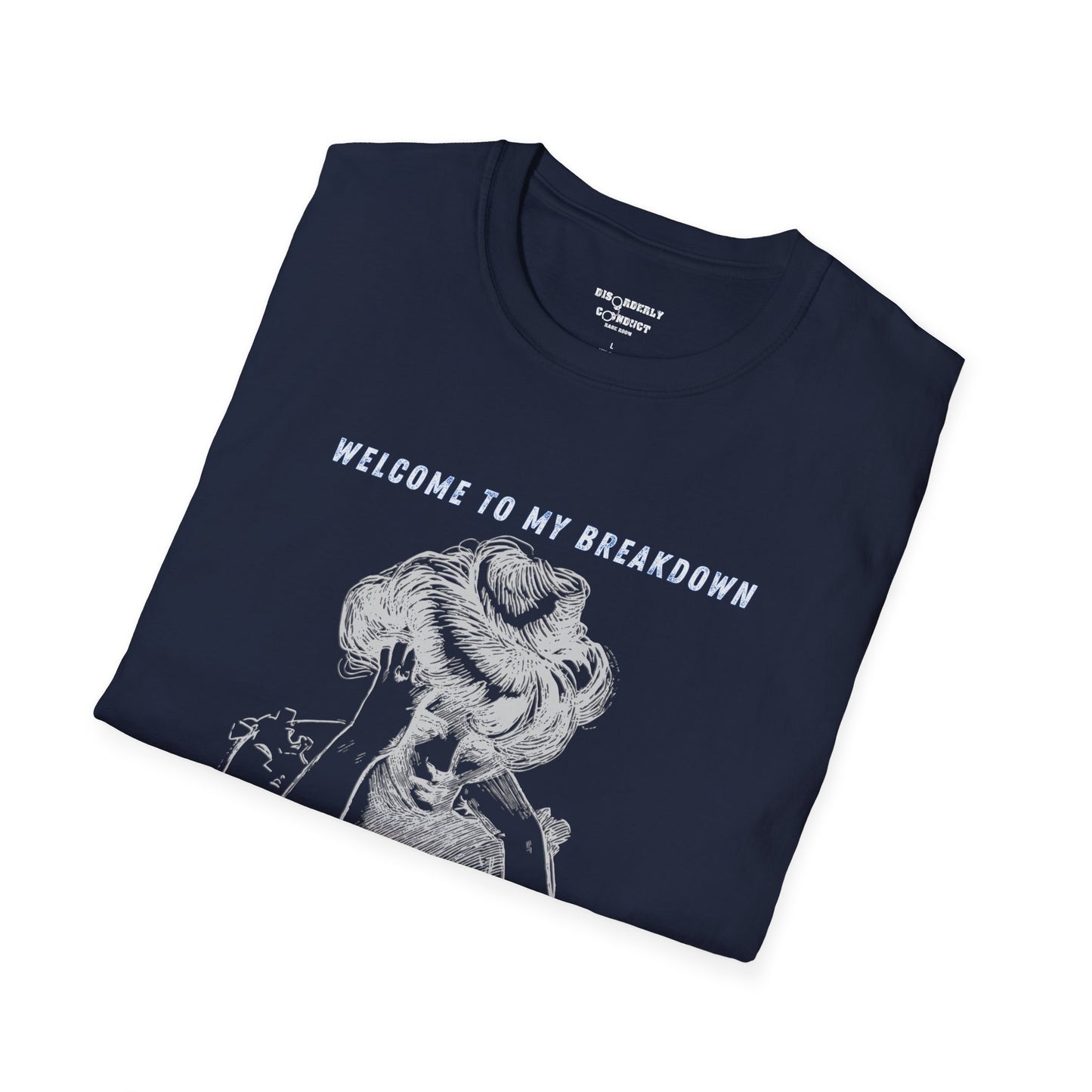 * Rage Room Breakdown T-Shirt – “Welcome to My Breakdown” Funny Mental Health & Stress Relief Shirt