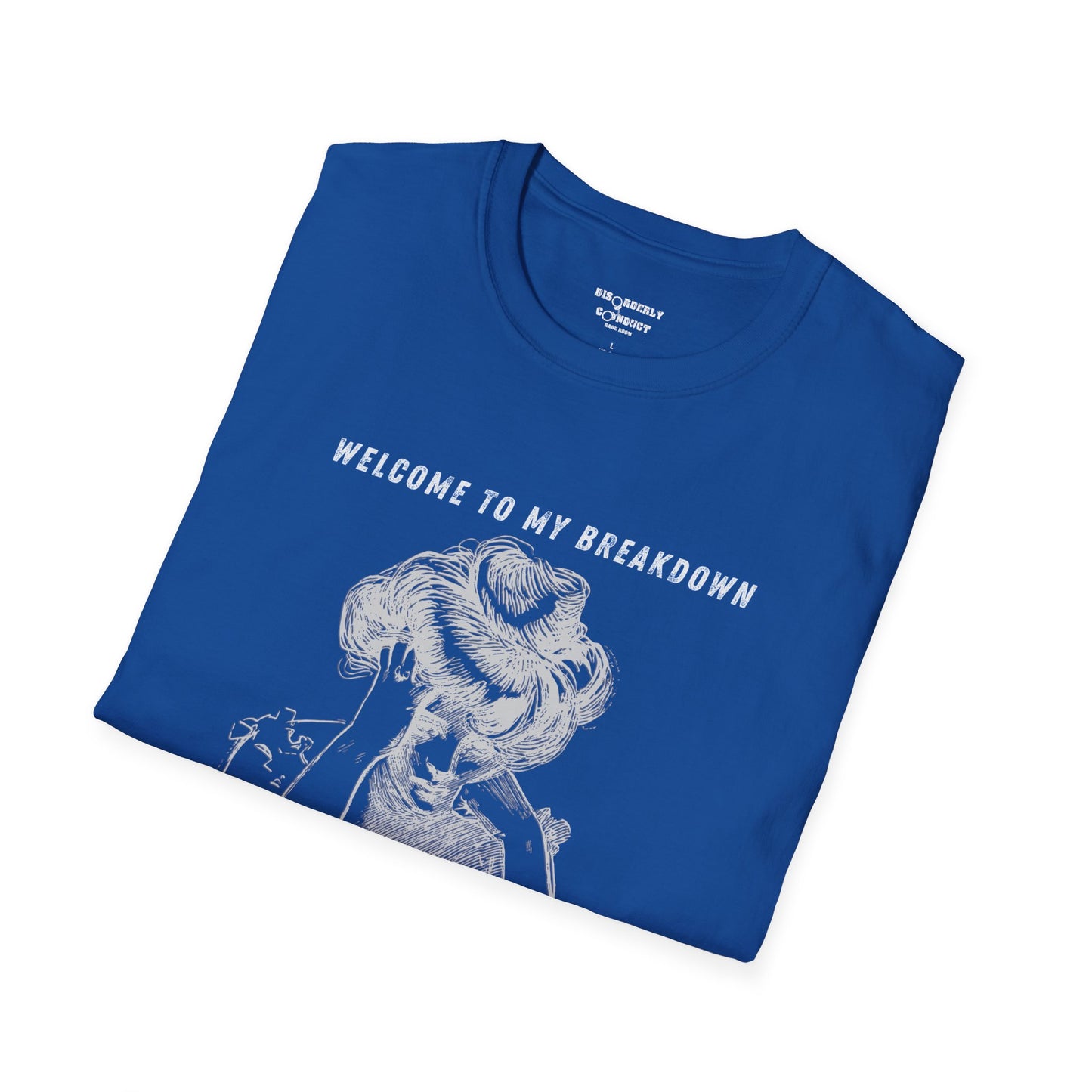 * Rage Room Breakdown T-Shirt – “Welcome to My Breakdown” Funny Mental Health & Stress Relief Shirt